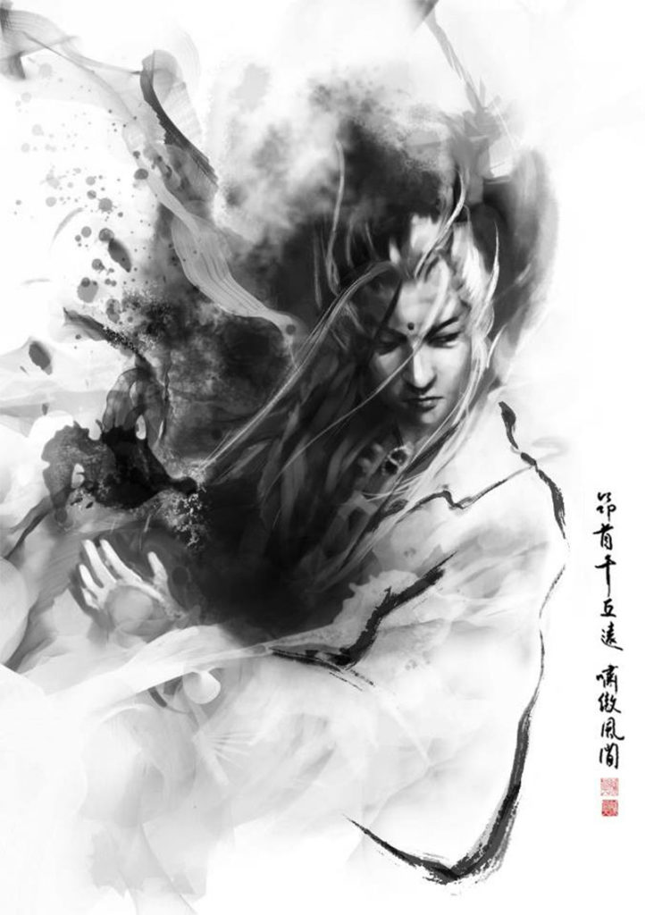 水墨電繪作品 | 維真電繪筆記